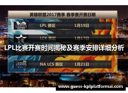 LPL比赛开赛时间揭秘及赛季安排详细分析